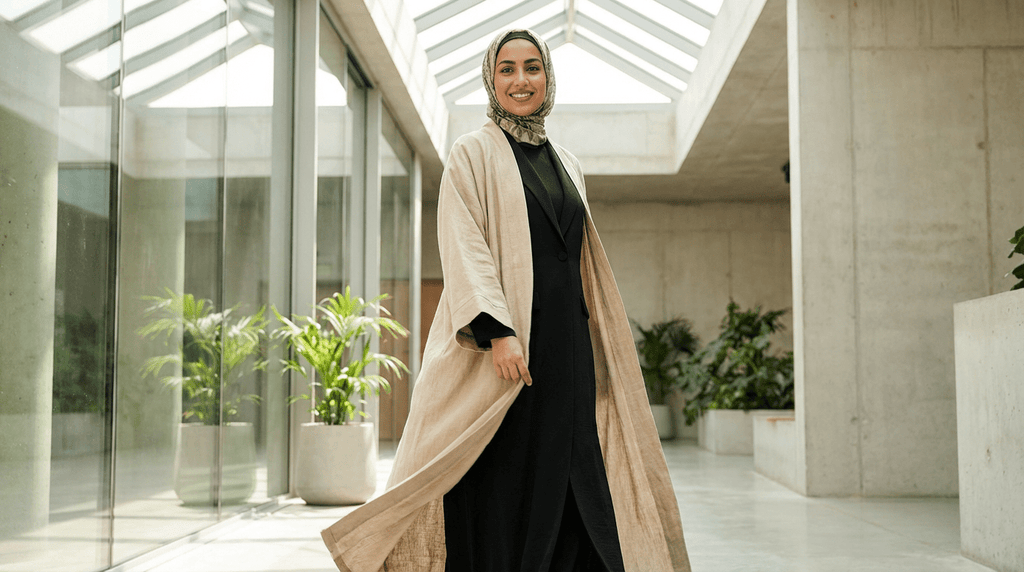 10 Ways to Layer an Abaya for Different Occasions - Qumasha Wa Naqsha