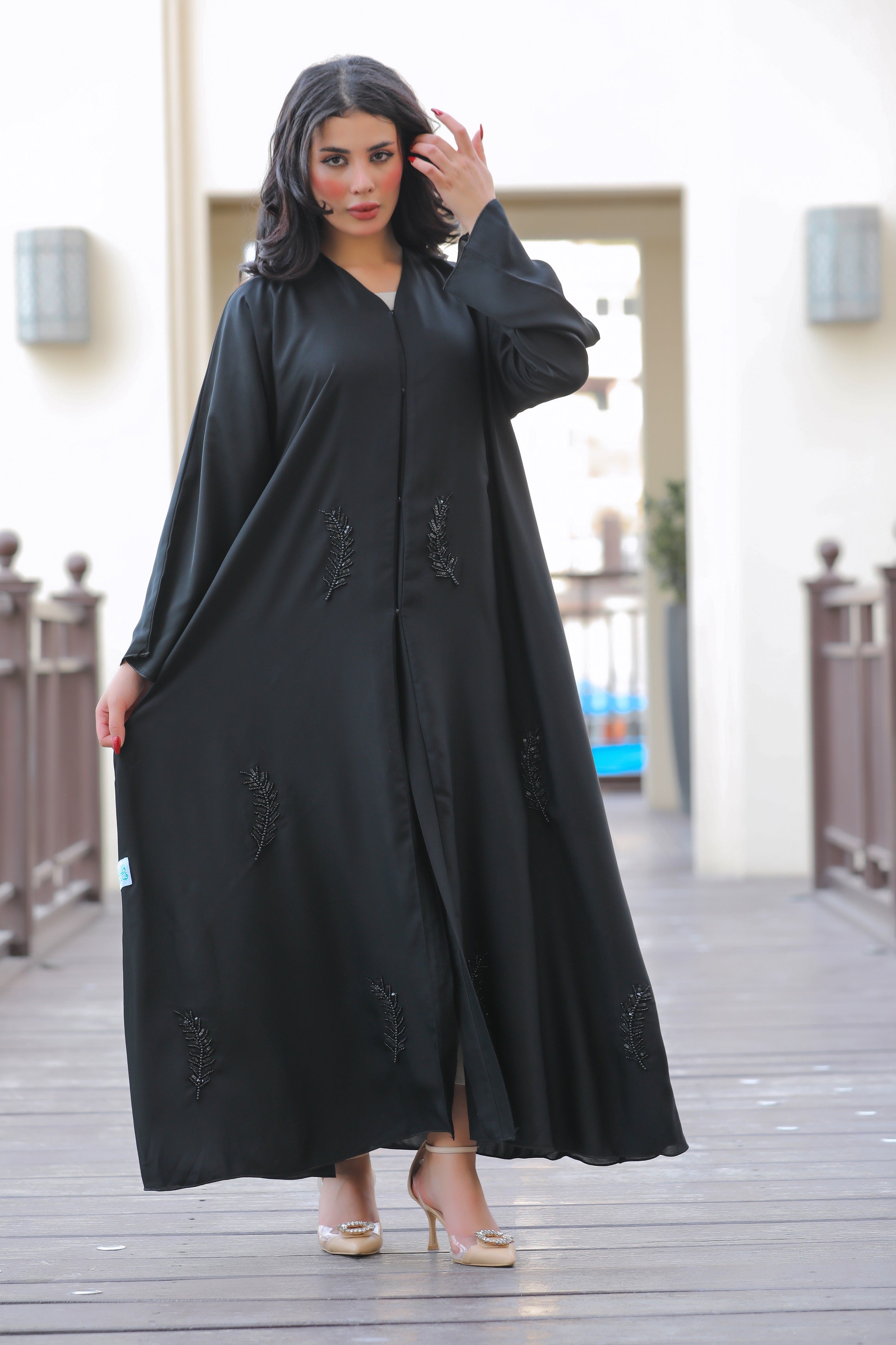 Leaves Cloche abaya