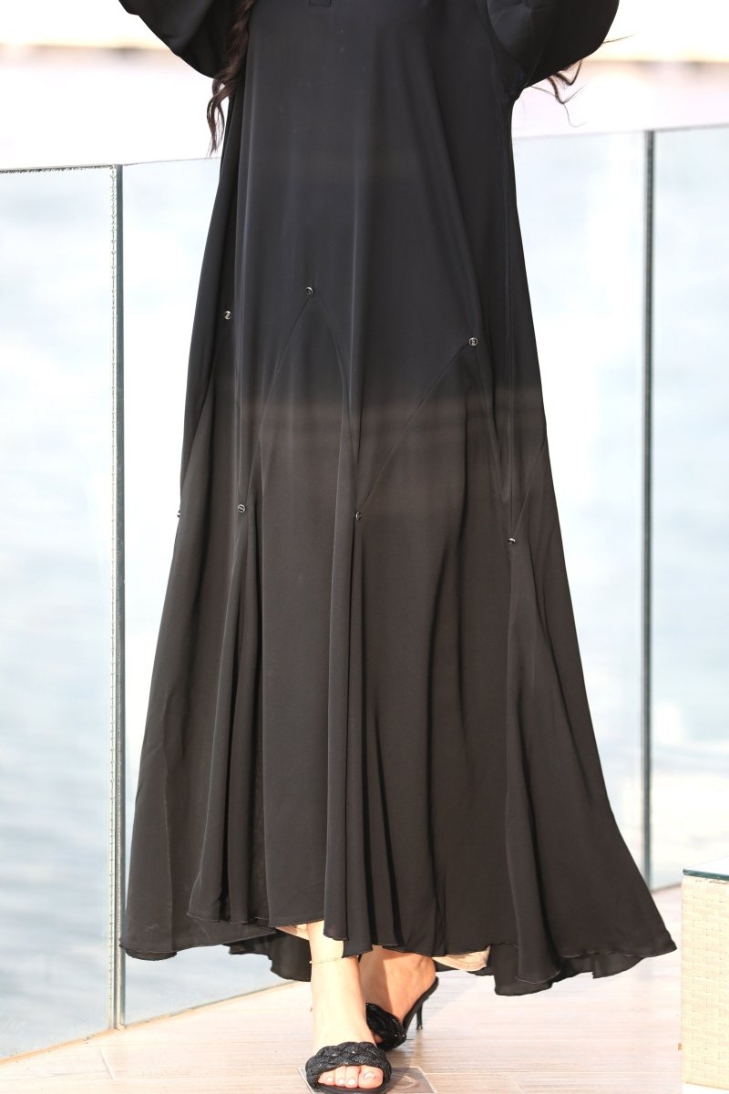 Minimalist Close abaya - Abayat Qumasha Wa Naqsha